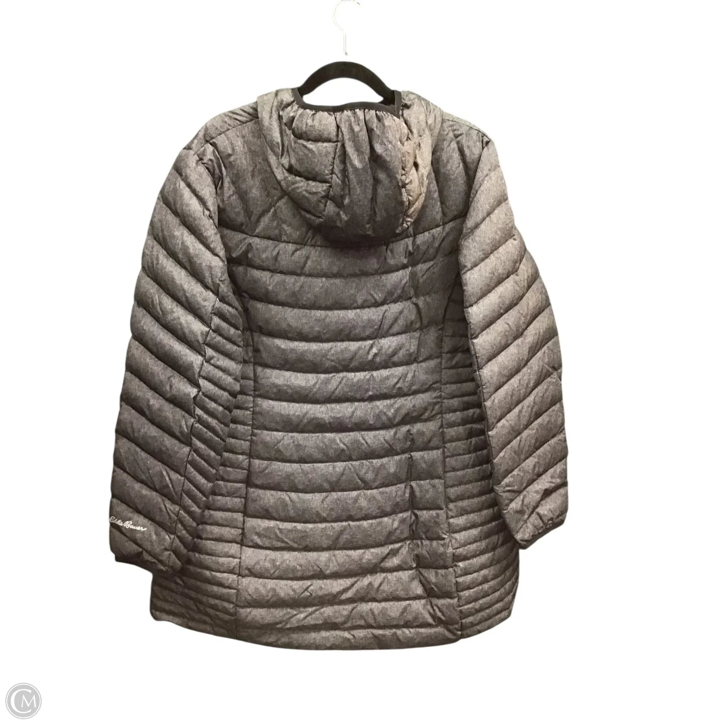 Jacket Puffer & Quilted By Eddie Bauer In Grey, Size: 2x