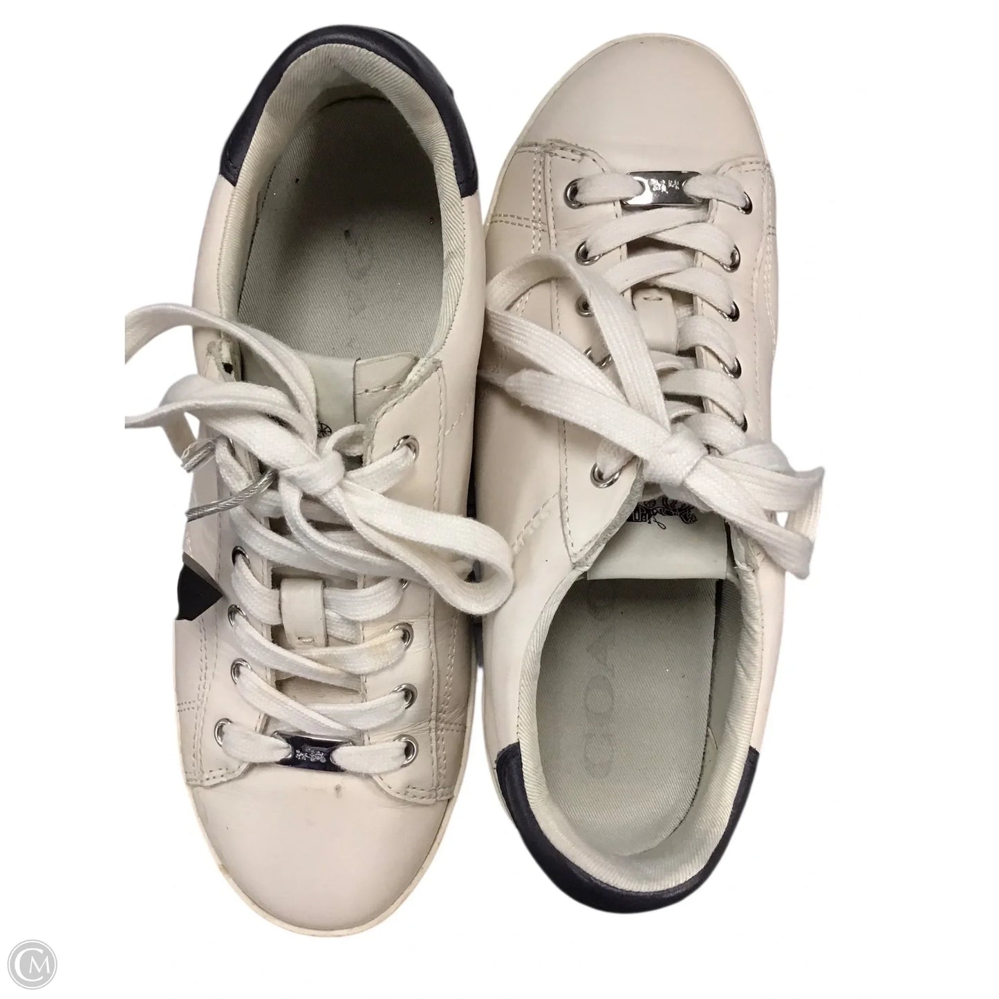 Shoes Designer By Coach In White, Size: 7