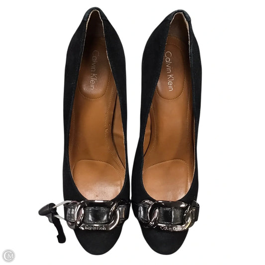 Shoes Heels Stiletto By Calvin Klein In Black, Size: 7.5