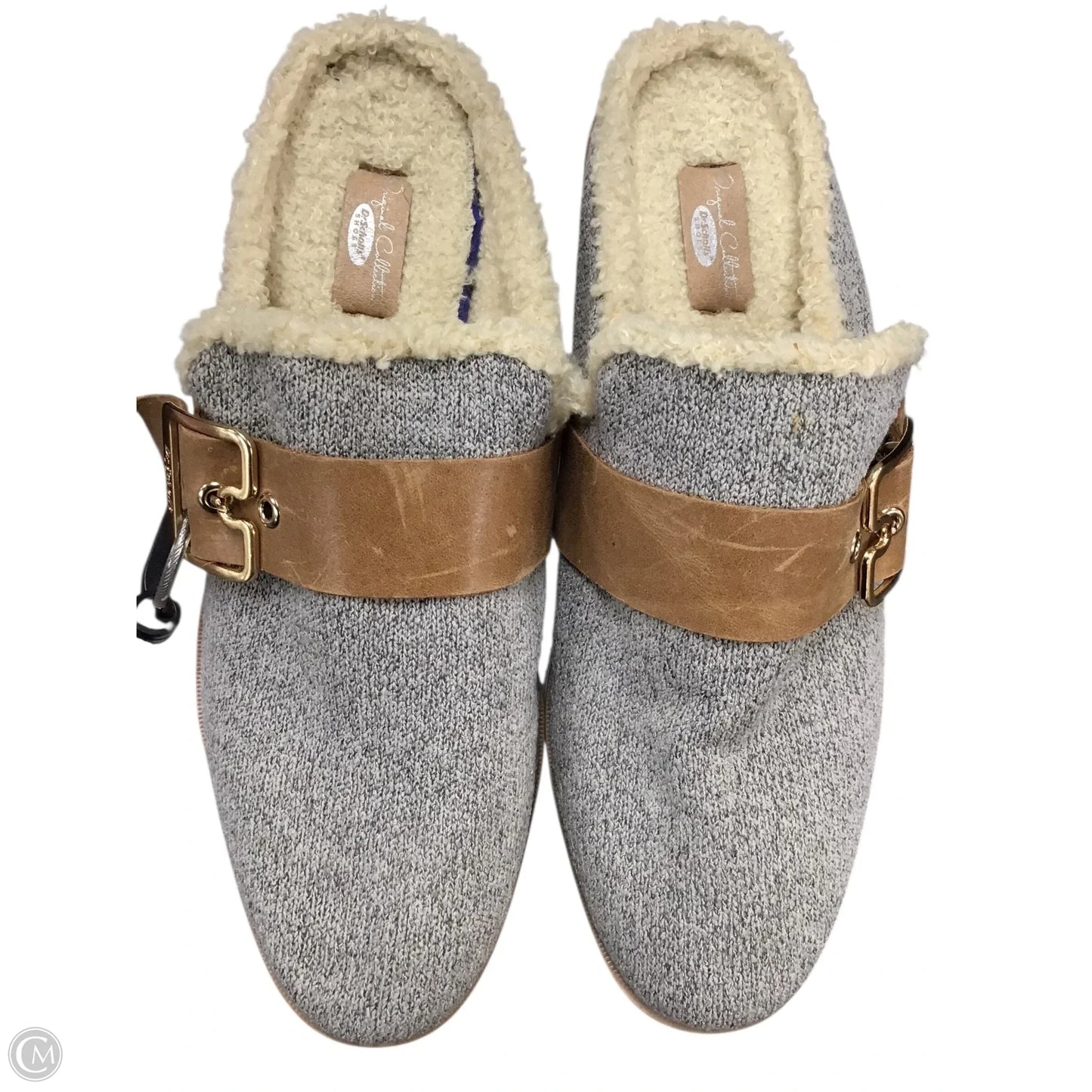 Shoes Heels Platform By Dr Scholls In Grey, Size: 6.5