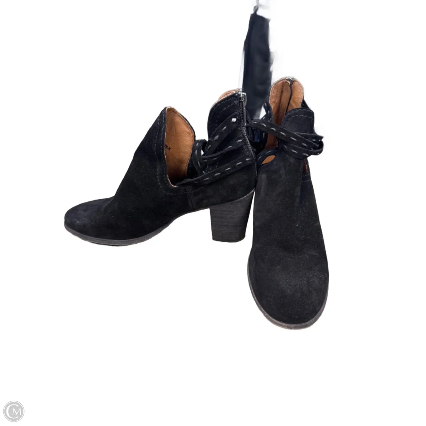 Boots Designer By Frye In Black, Size: 8.5