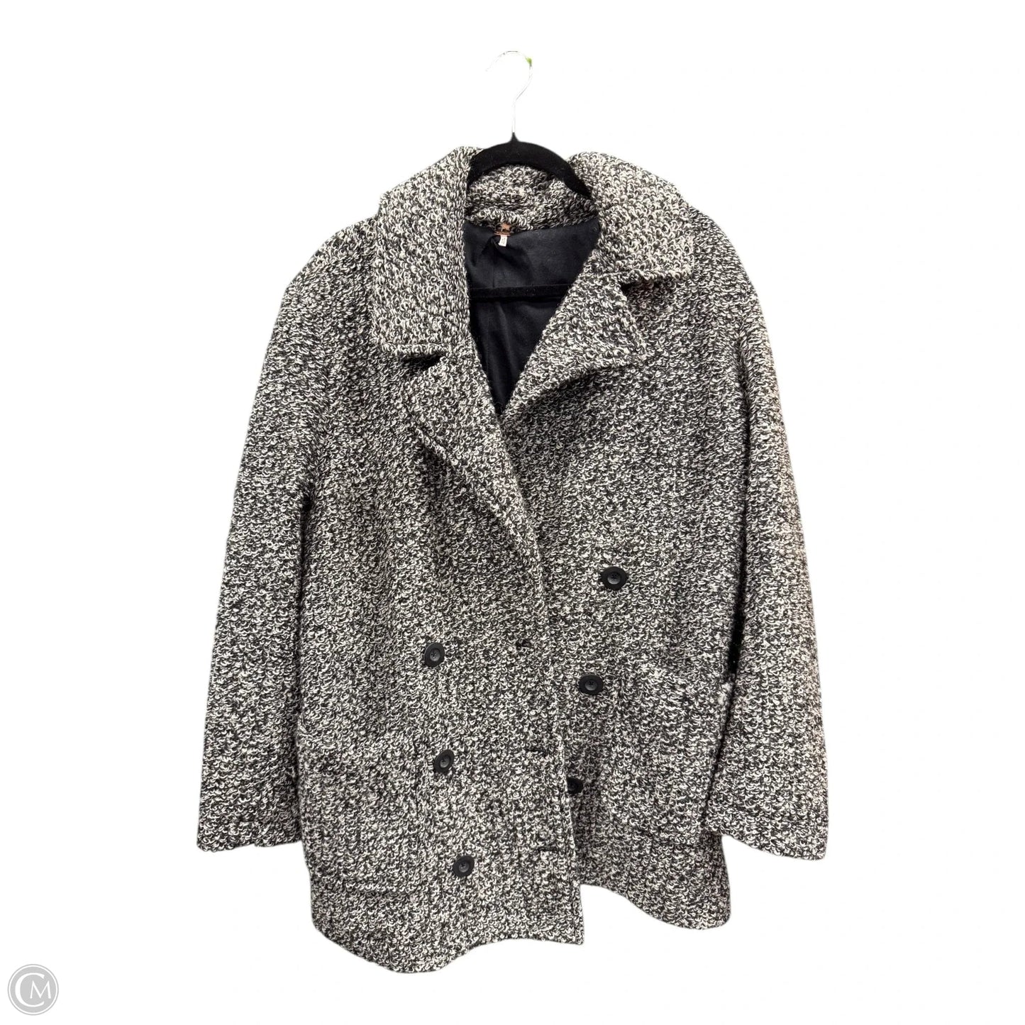 Coat Other By Free People In Black & White, Size: M