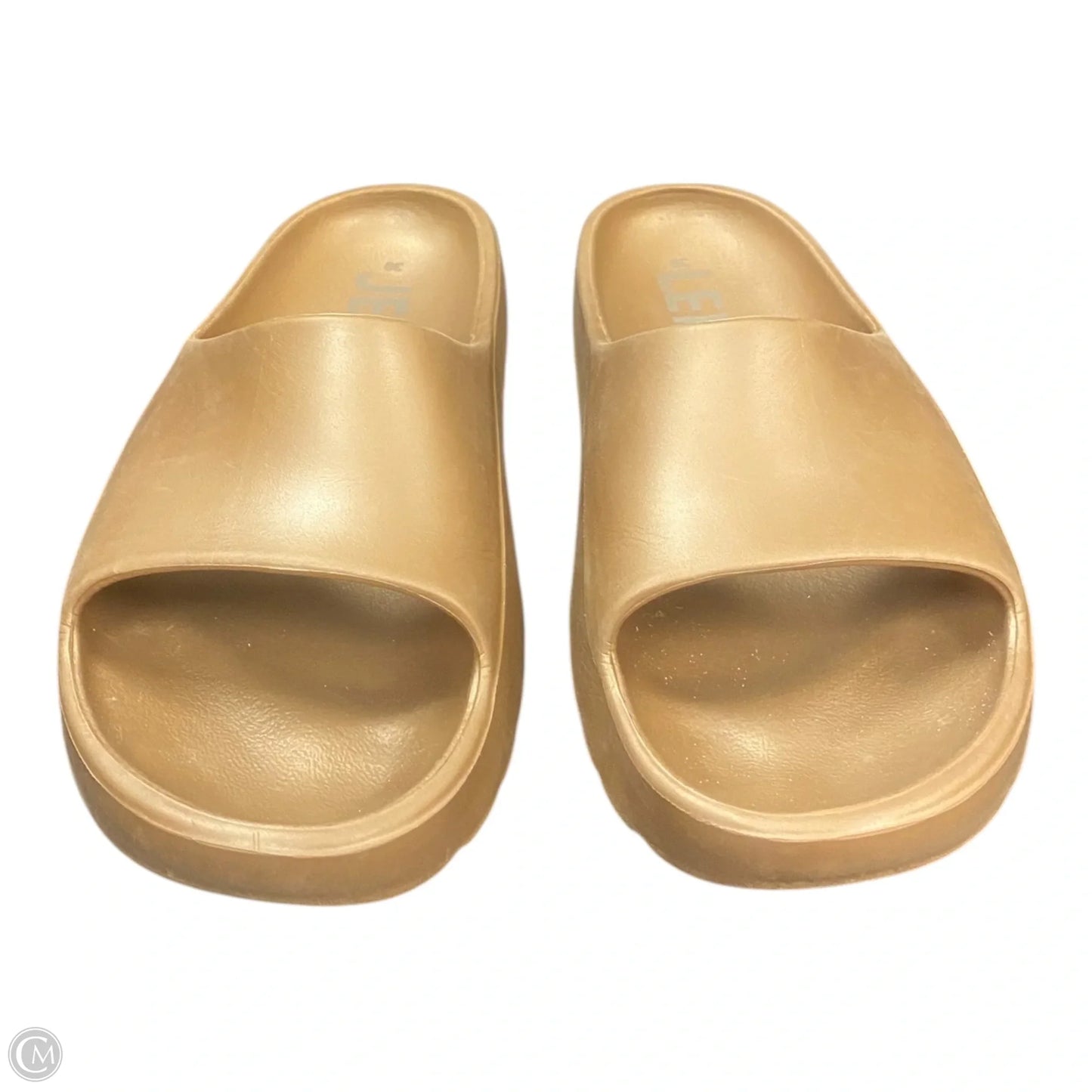 Sandals Sport By Clothes Mentor In Bronze, Size: 8.5