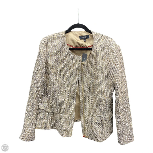 Blazer By Talbots In Gold & Tan, Size: 18