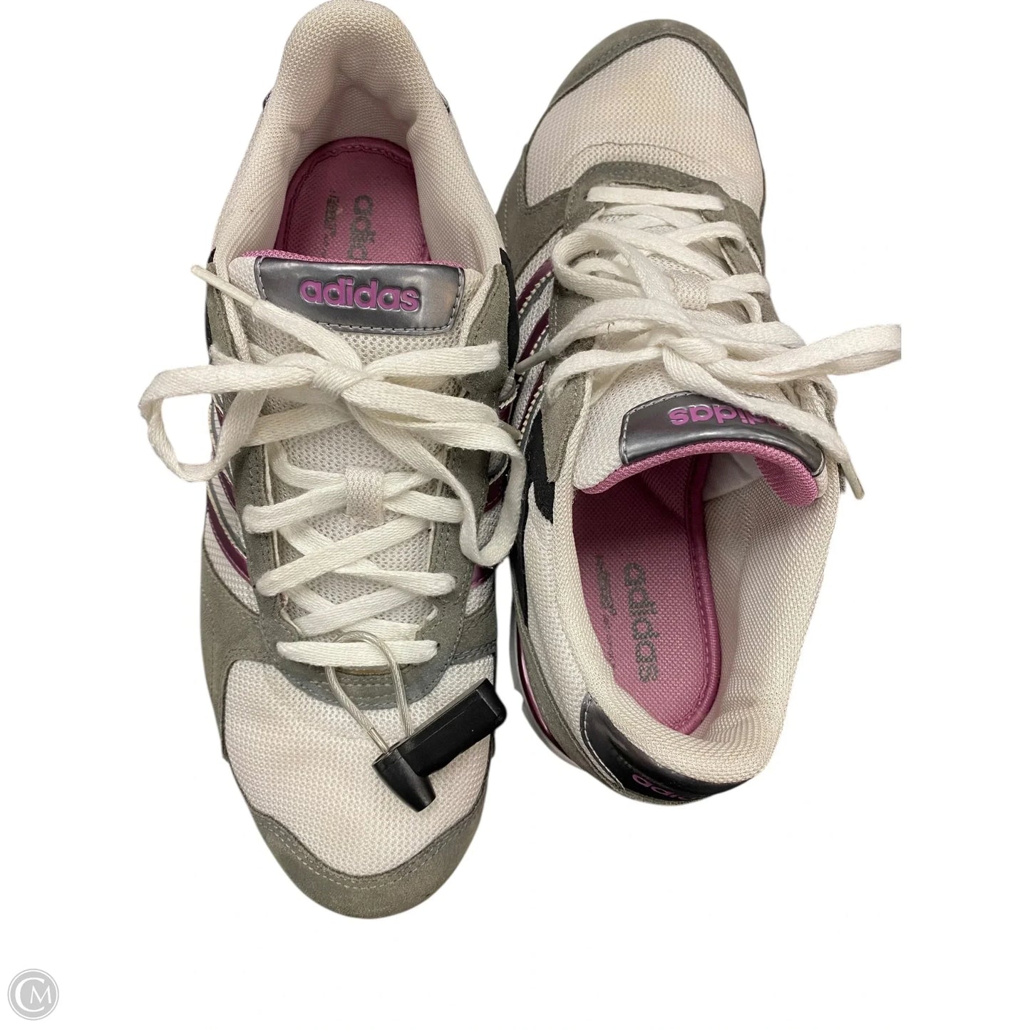 Shoes Athletic By Adidas In Grey & Purple, Size: 10