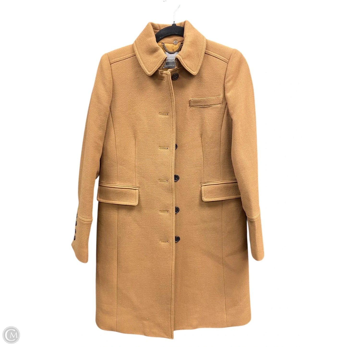 Coat Wool By J. Crew In Copper, Size: 4