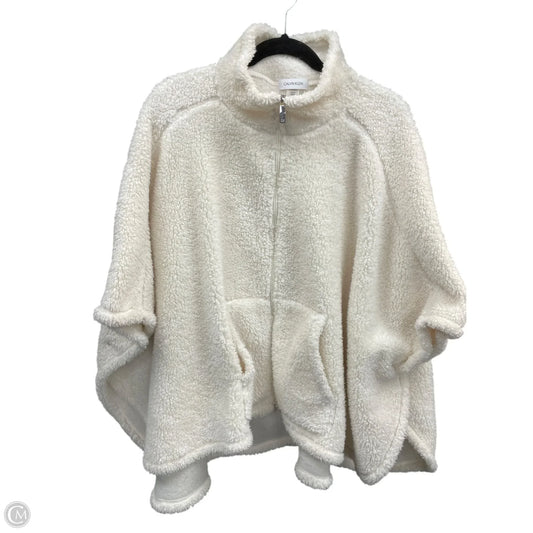 Poncho By Calvin Klein In Cream, Size: Osfm