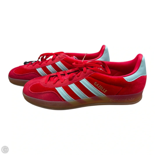 Shoes Sneakers By Adidas In Green & Red, Size: 7