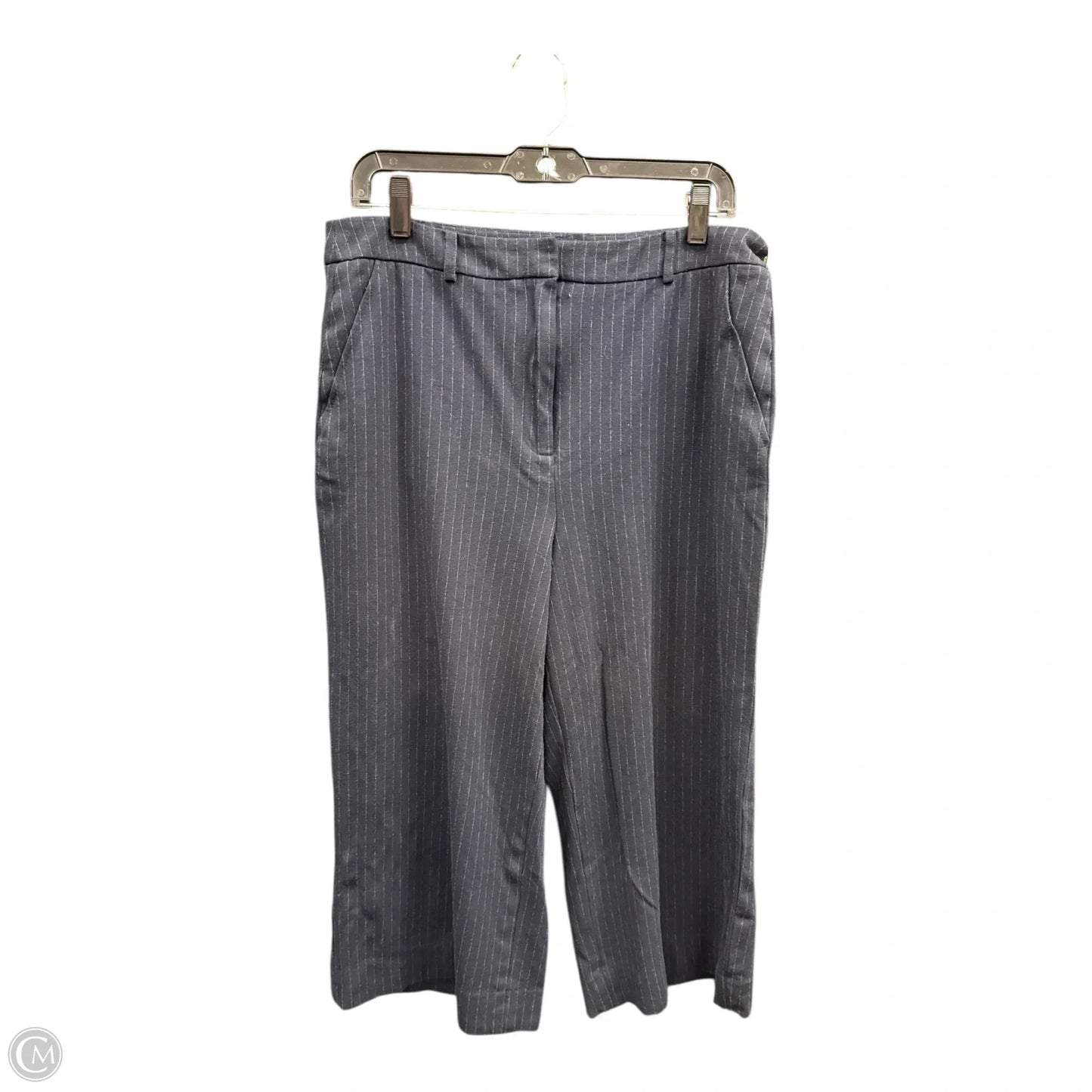 Pants Cropped By Kenneth Cole In Black & Gold, Size: 14