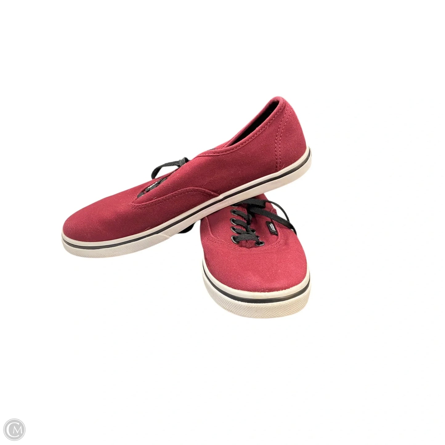 Shoes Sneakers By Vans In Maroon, Size: 7