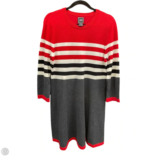 Dress Sweater By Clothes Mentor In Black & Red, Size: Xl