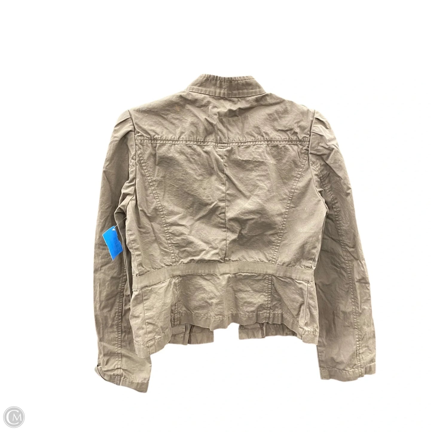 Jacket Utility By Loft In Grey, Size: 6