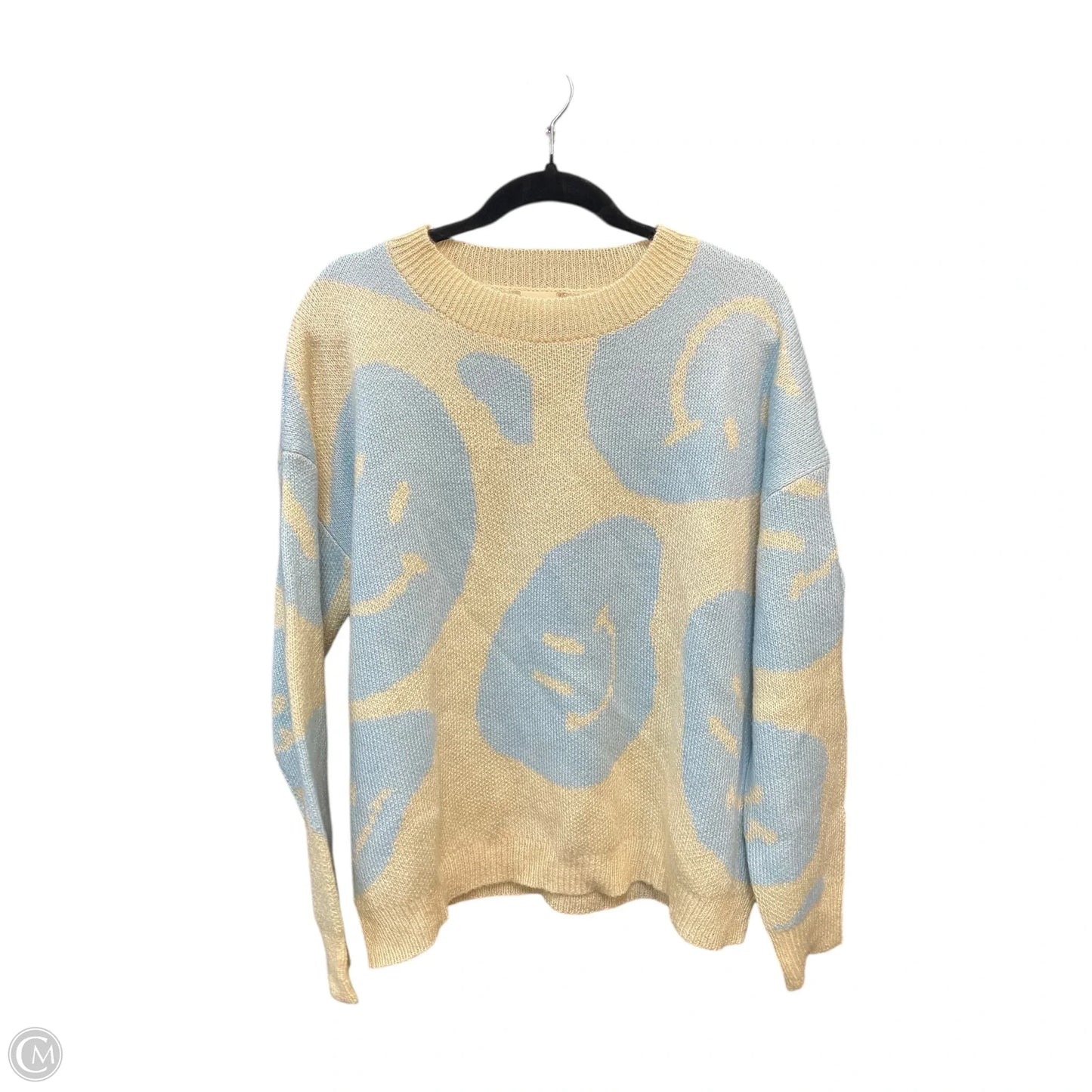 Sweater By Altard State In Blue & Cream, Size: Xl