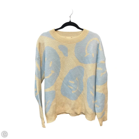 Sweater By Altard State In Blue & Cream, Size: Xl