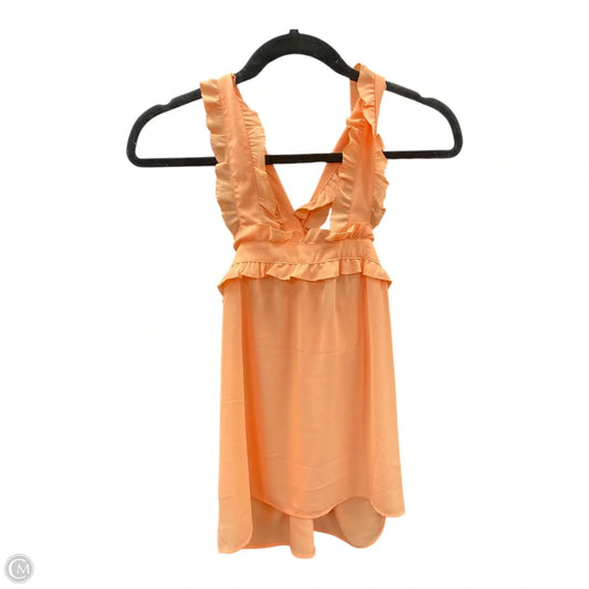 Blouse Sleeveless By J. Crew In Peach, Size: 4