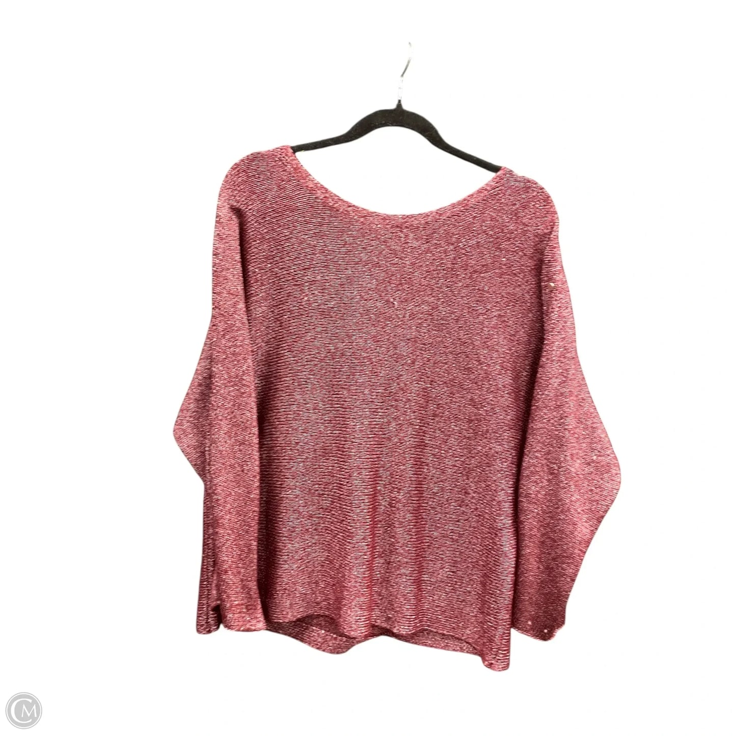 Sweater By Limited In Maroon, Size: L