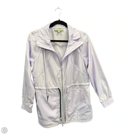 Jacket Windbreaker By Talbots In Purple, Size: Xs