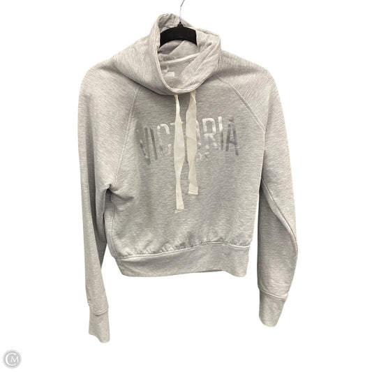 Sweatshirt Collar By Clothes Mentor In Grey, Size: Xs