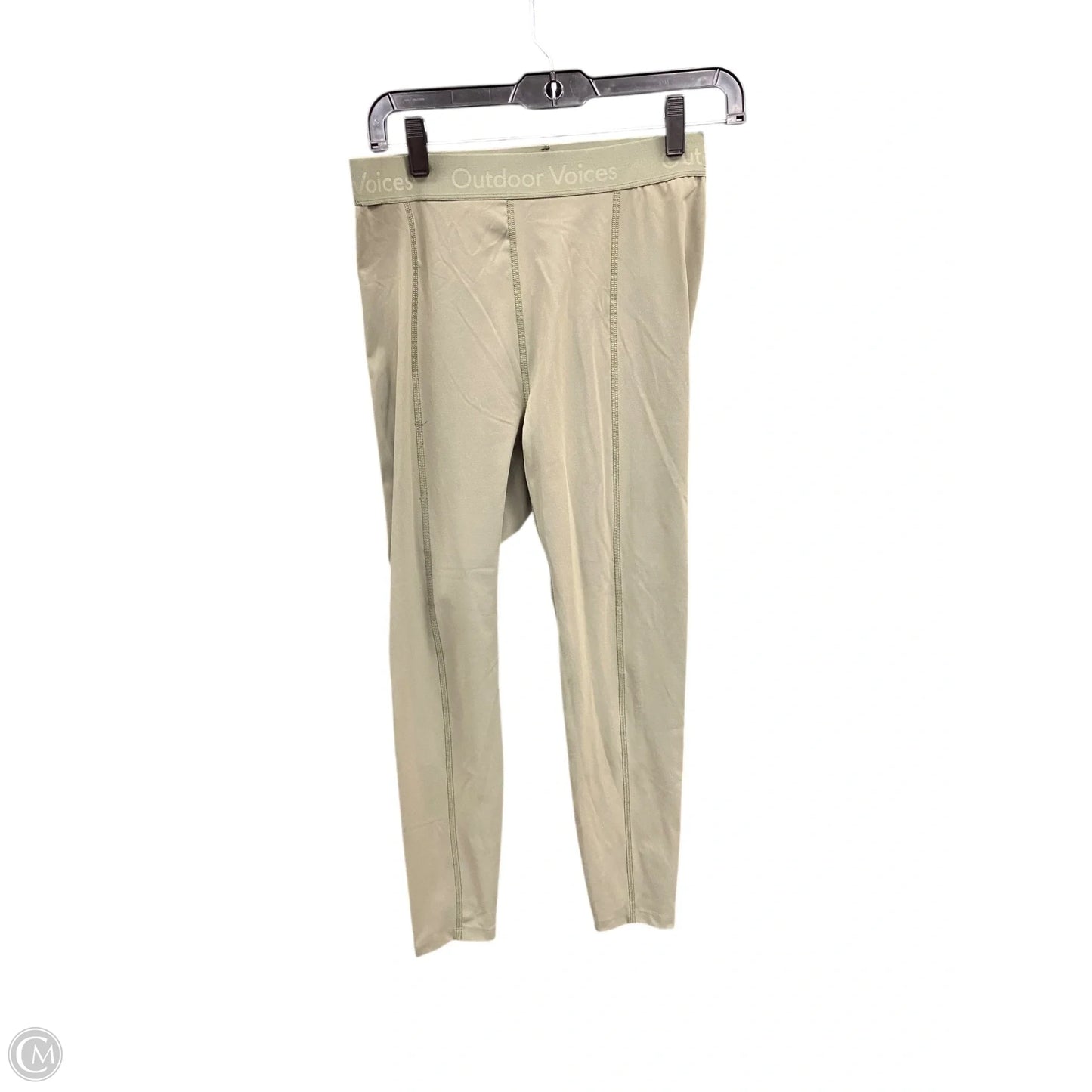 Athletic Leggings By Outdoor Voices In Green, Size: M