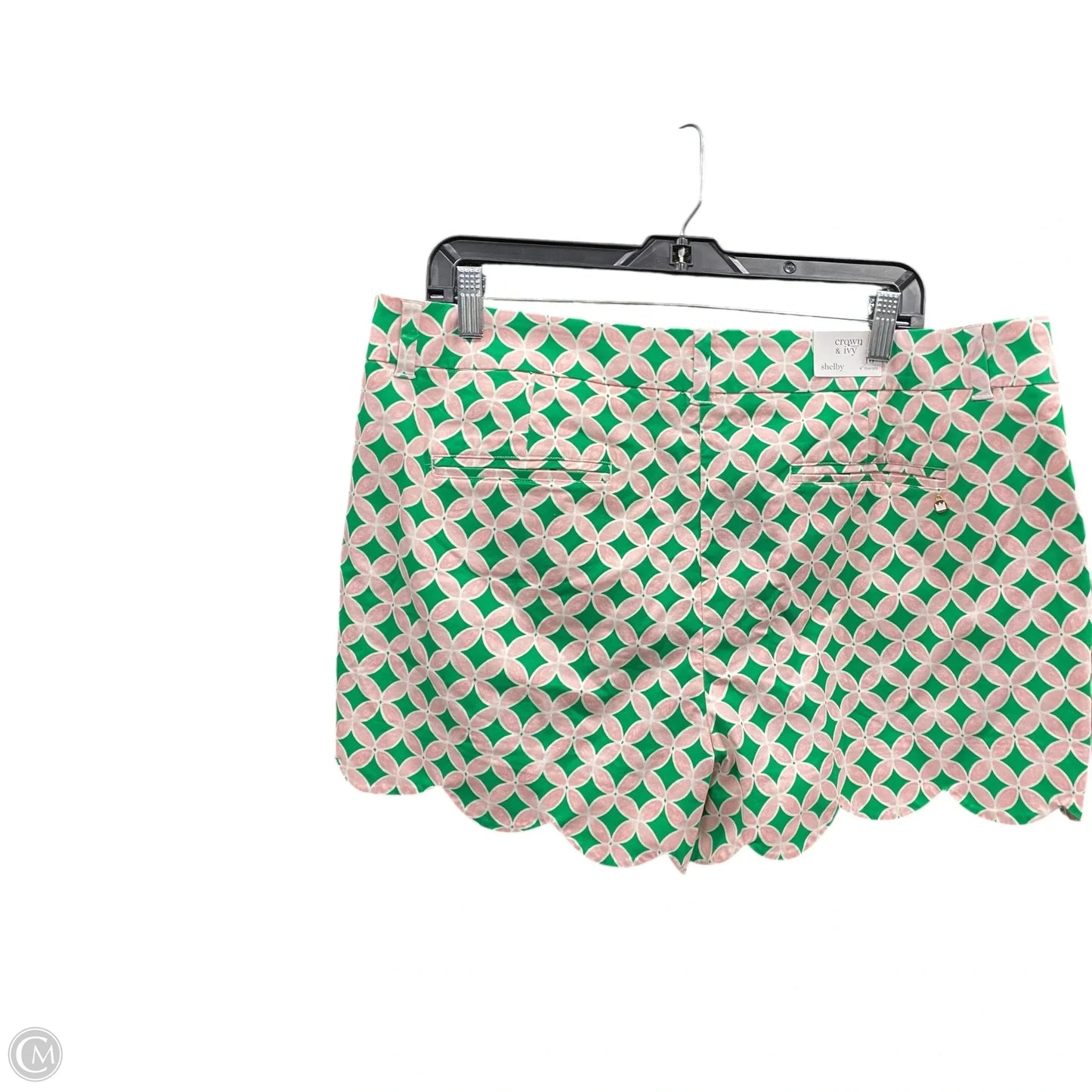 Shorts By Crown And Ivy In Green & Pink, Size: 16
