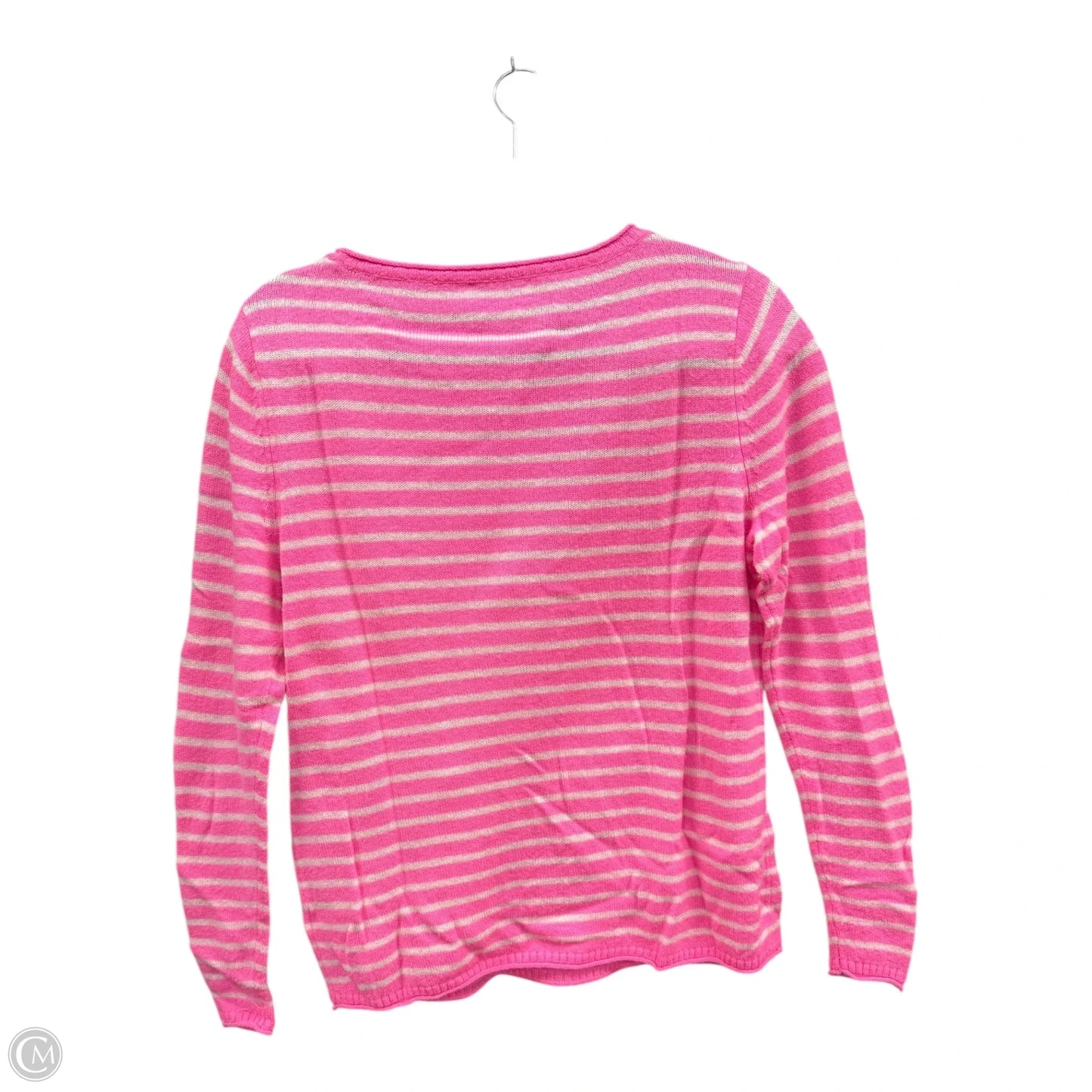 Sweater By Vineyard Vines In Pink & White, Size: S