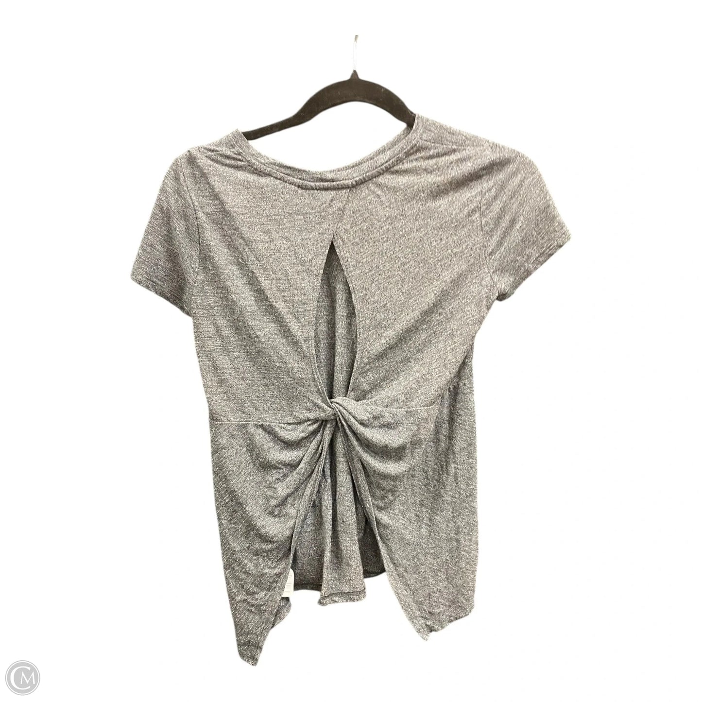Athletic Top Short Sleeve By Athleta In Grey, Size: Xs