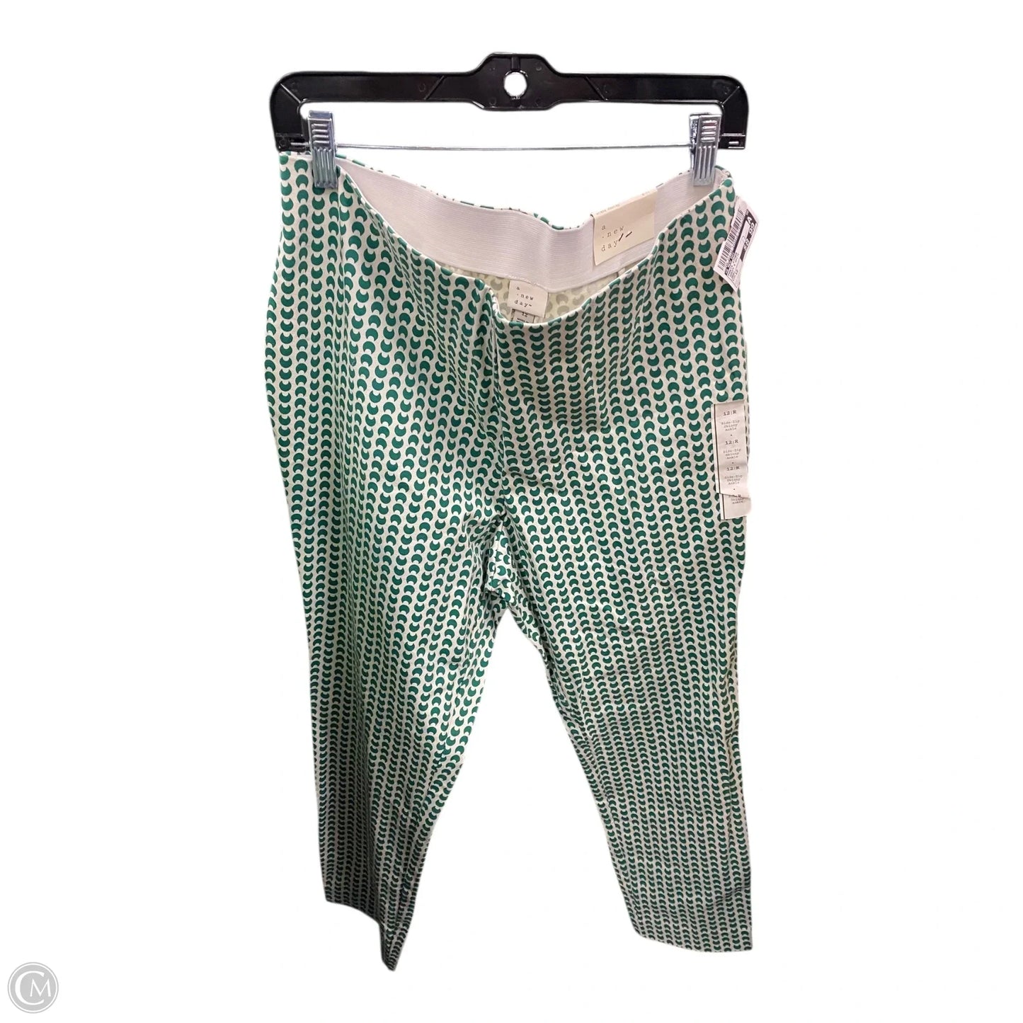 Pants Other By A New Day In Green & White, Size: 12
