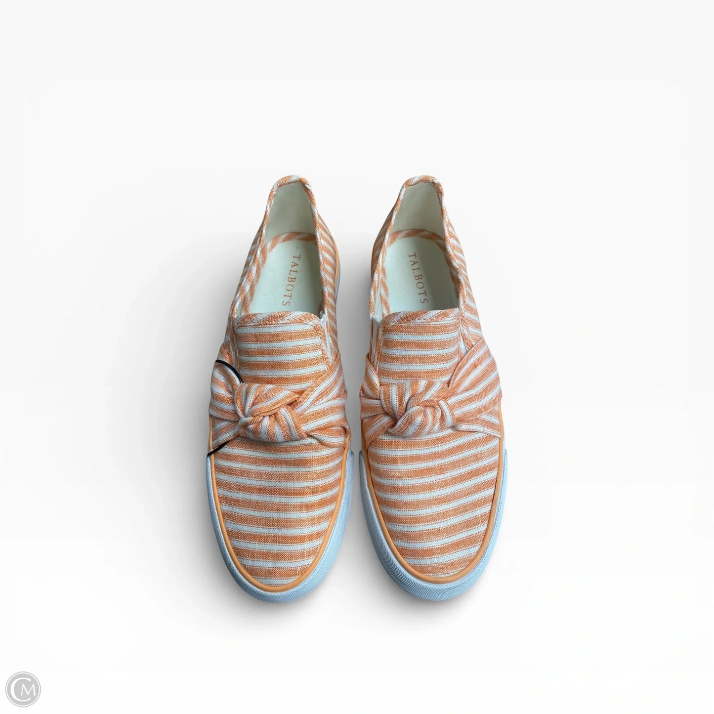 Shoes Sneakers By Talbots In Orange & White, Size: 7