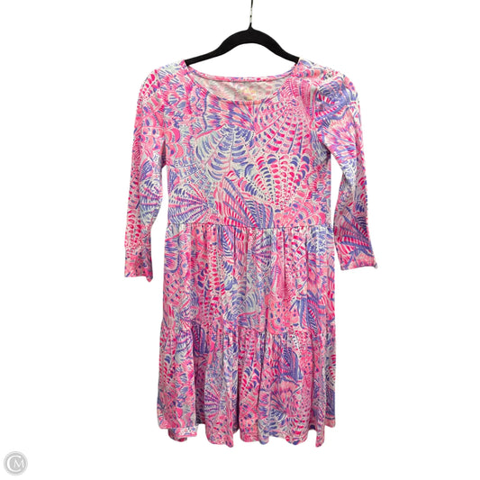 Dress Designer By Lilly Pulitzer In Pink & Purple, Size: Xxs