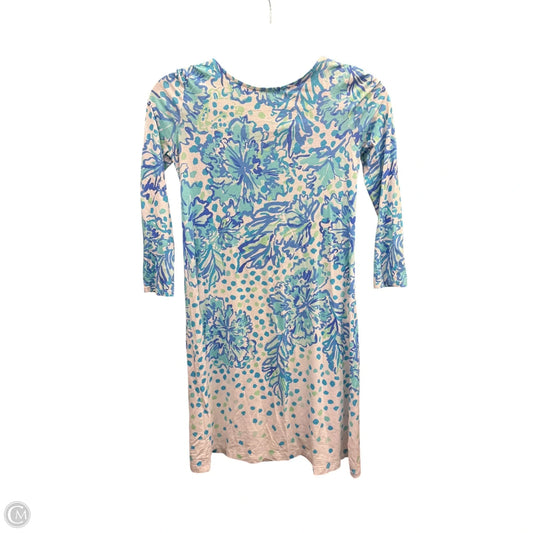 Dress Designer By Lilly Pulitzer In Blue & White, Size: Xxs