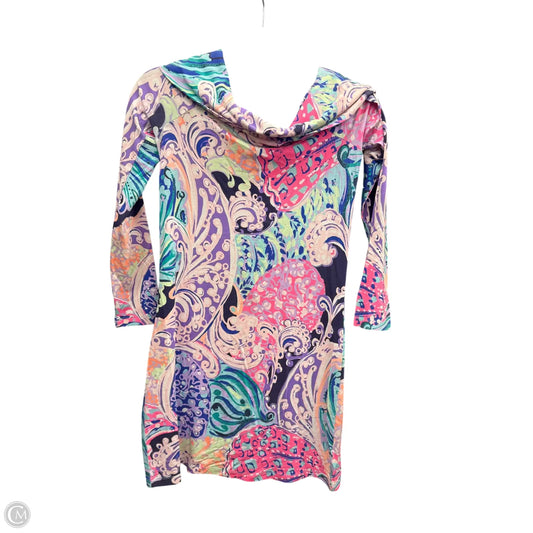Dress Designer By Lilly Pulitzer In Pink & Purple, Size: Xs