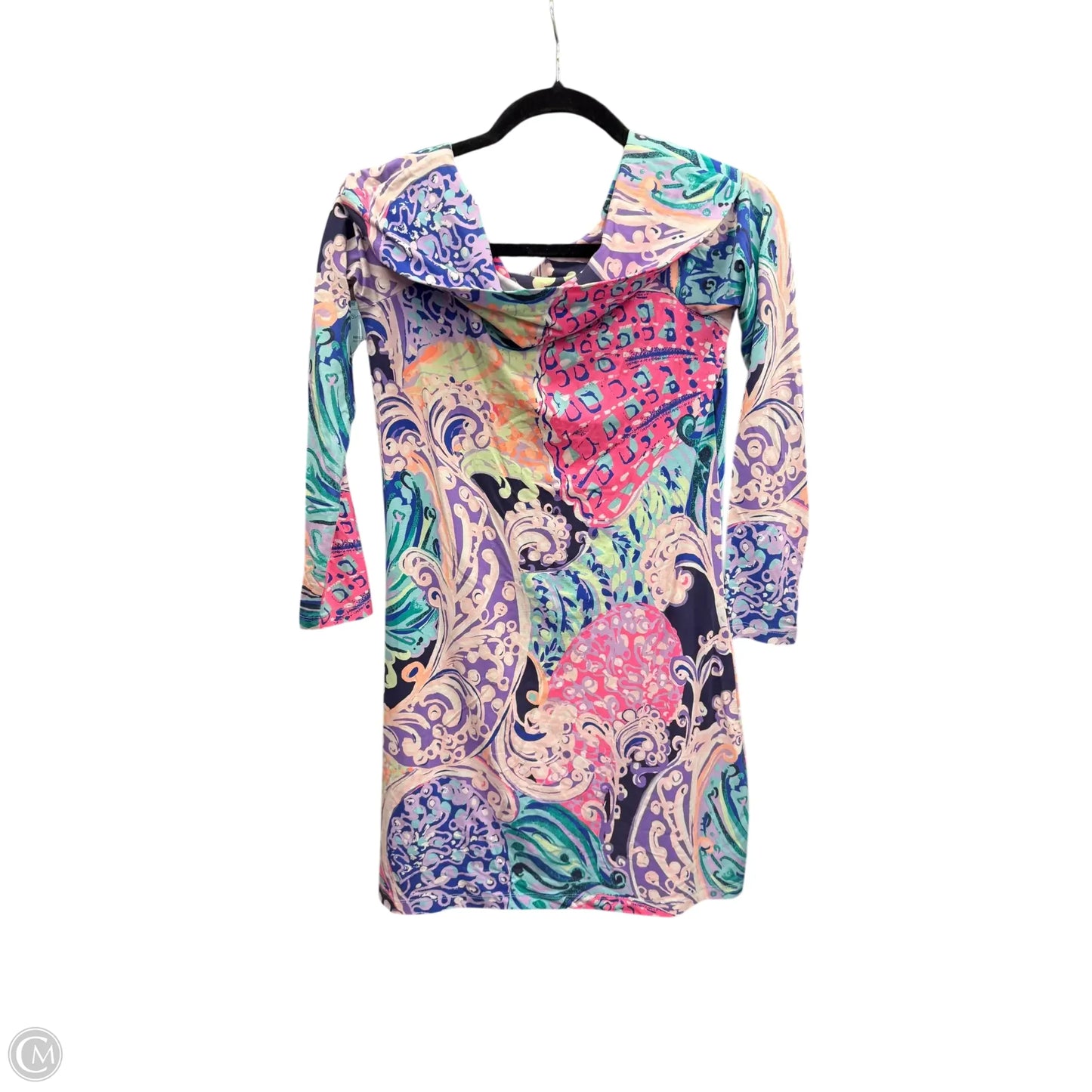 Dress Designer By Lilly Pulitzer In Pink & Purple, Size: Xs