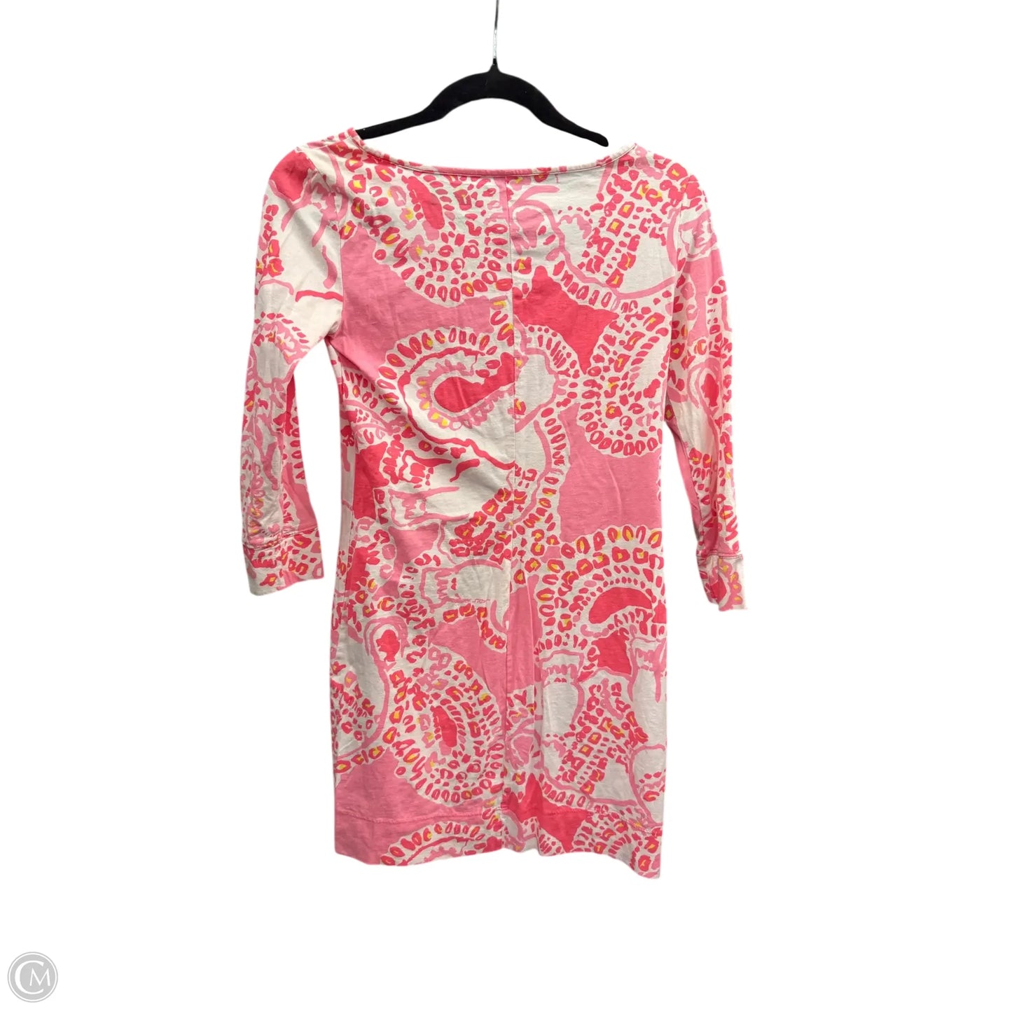 Dress Designer By Lilly Pulitzer In Pink & White, Size: Xs