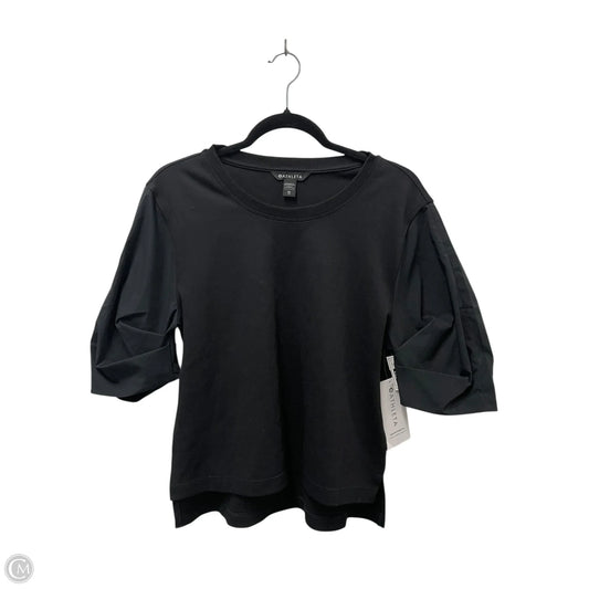 Top Short Sleeve By Athleta In Black, Size: Xs