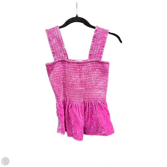 Top Sleeveless By Anthropologie In Pink, Size: Xs