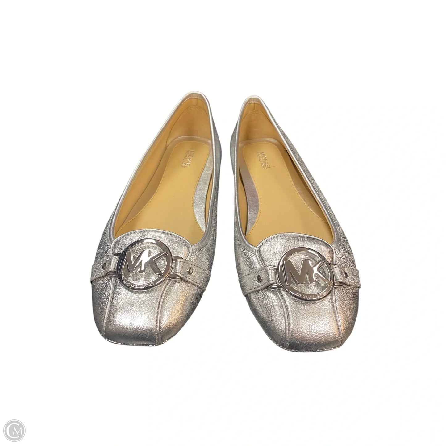 Shoes Designer By Michael Kors In Silver, Size: 10