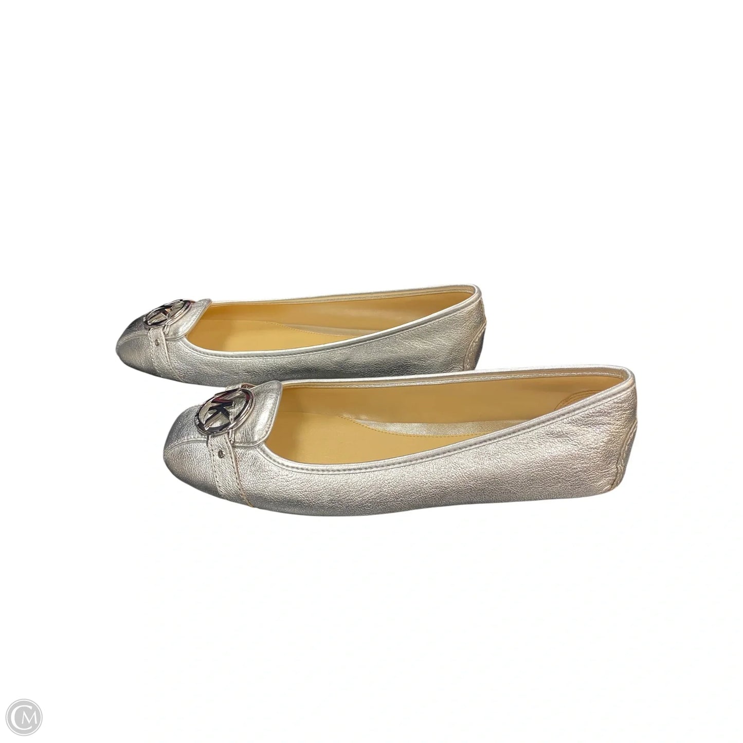 Shoes Designer By Michael Kors In Silver, Size: 10