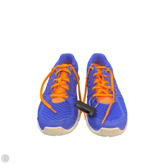 Shoes Athletic By Nike In Blue & Orange, Size: 7.5