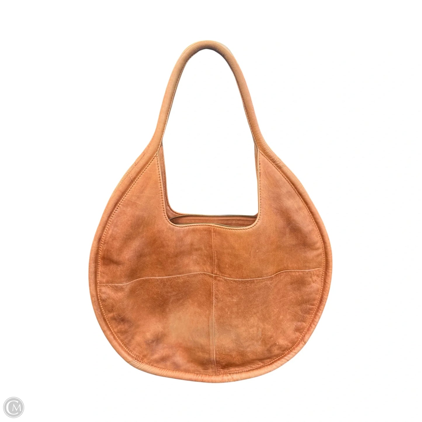Handbag Leather By Anthropologie, Size: Large