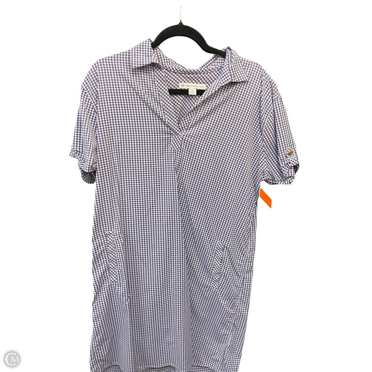Dress Casual Short By Southern Tide In Purple & White, Size: Xl