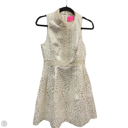 Dress Designer By Lilly Pulitzer In Gold, Size: 2