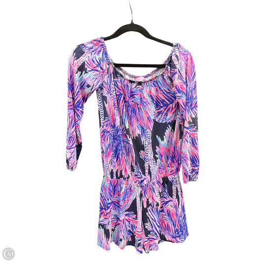 Dress Designer By Lilly Pulitzer In Blue & Pink, Size: Xs