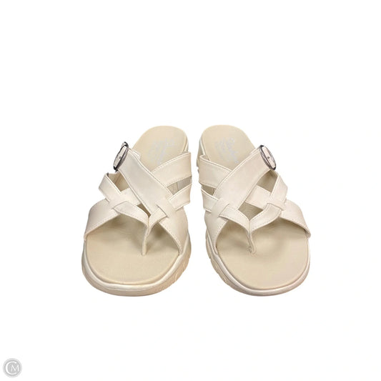 Sandals Heels Platform By Skechers In Ivory, Size: 9