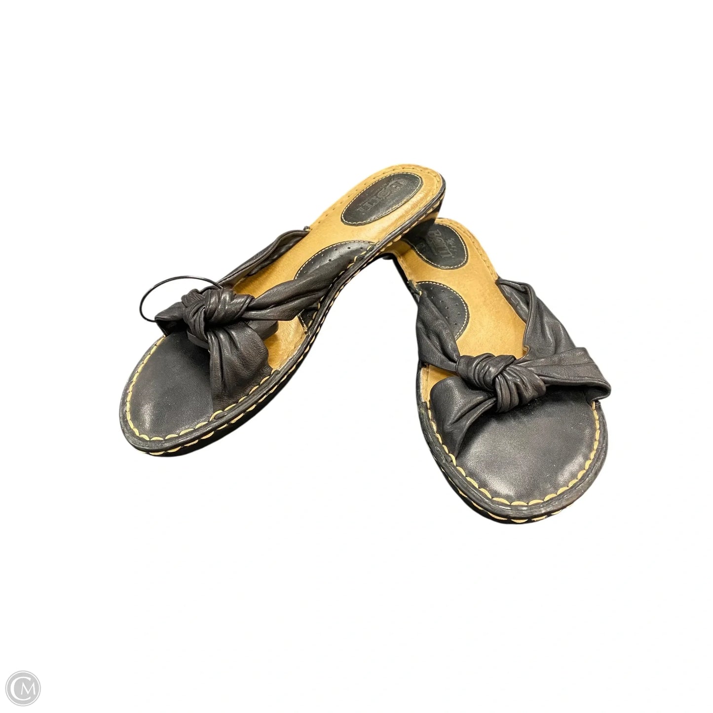 Sandals Flats By Born In Black, Size: 9