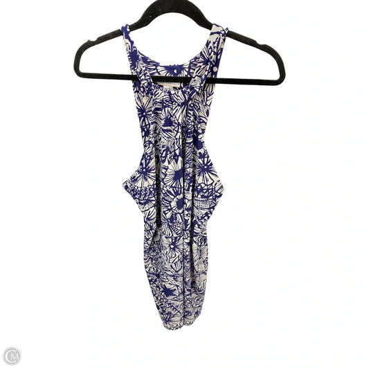 Dress Casual Short By Jude Connally In Blue & White, Size: L