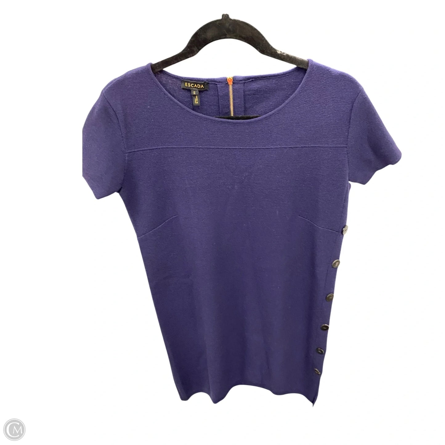 Dress Designer By Escada In Navy, Size: S