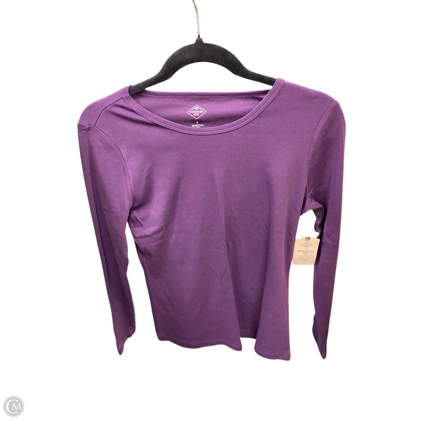Top Long Sleeve Basic By Kim Rogers In Purple, Size: S