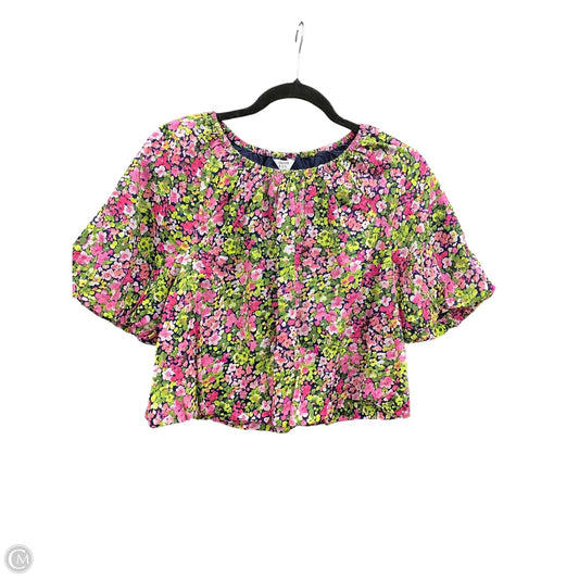 Blouse Short Sleeve By Crown And Ivy In Floral Print, Size: S
