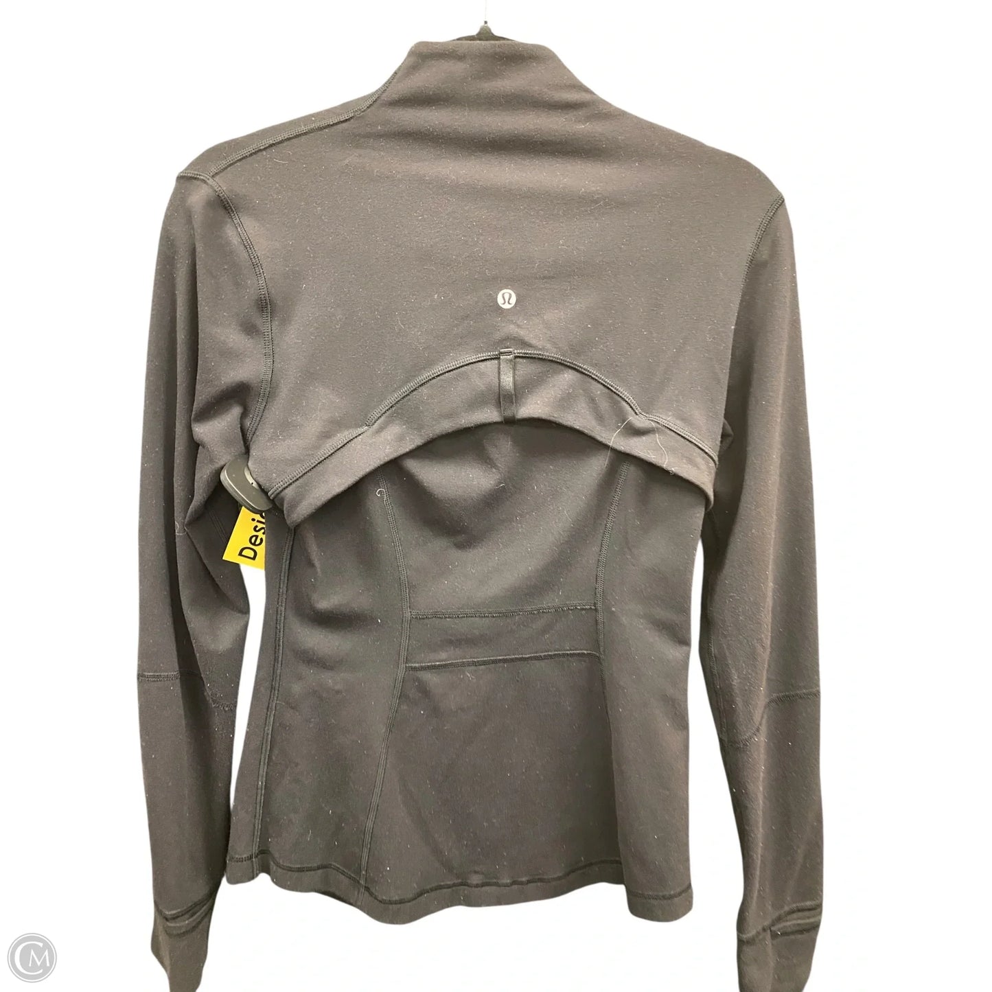 Athletic Jacket By Lululemon In Black, Size: 6