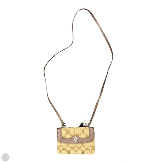 Crossbody Designer By Coach, Size: Small